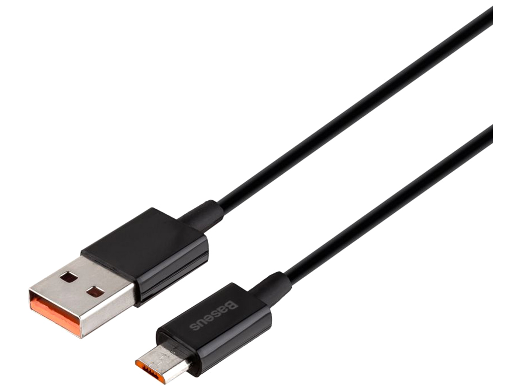 Кабель USB Baseus USB to Micro 2A CAMYS Цвет Чёрный. 01