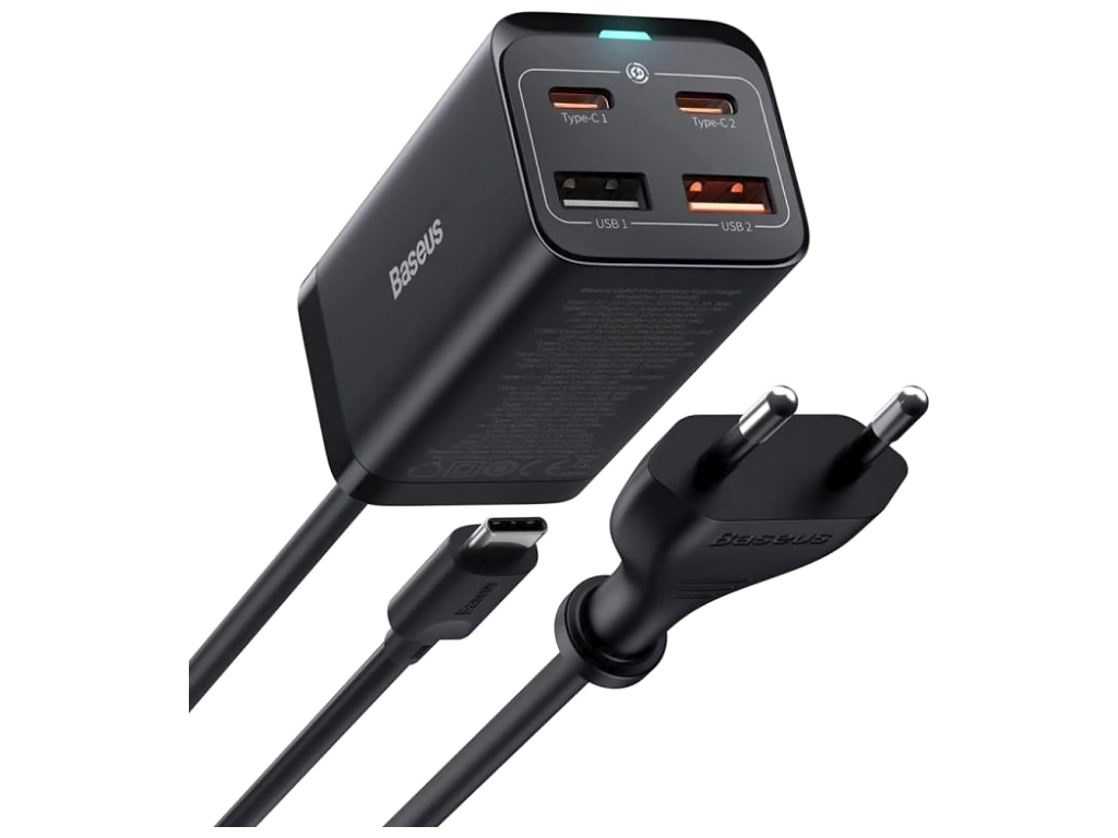 Мережевий зарядний пристрій Baseus GaN3 Pro Desktop Fast Charger 100W CCGP000101 Колір Чорний
