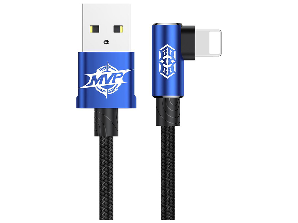 Кабель USB Baseus MVP Elbow CALMVP Lightning 1.5A 2m, Синий