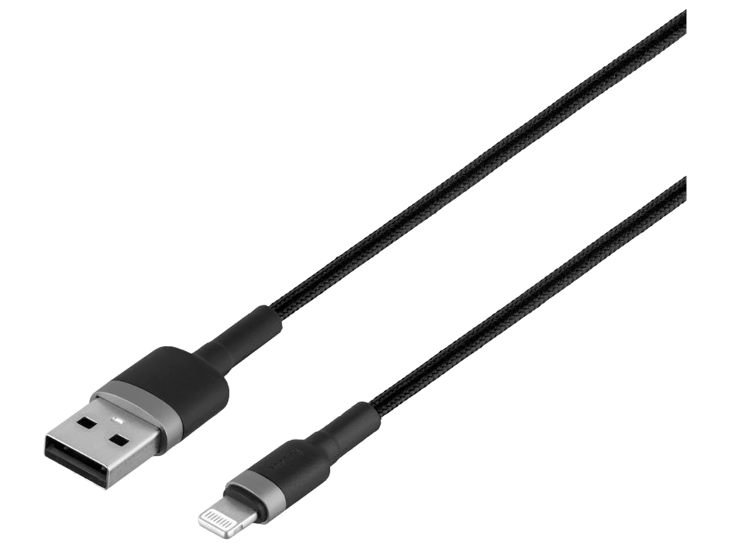 Кабель USB Baseus USB to Lightning 2A 3m CALKLF-R Колір Сiро-Чорний, G1