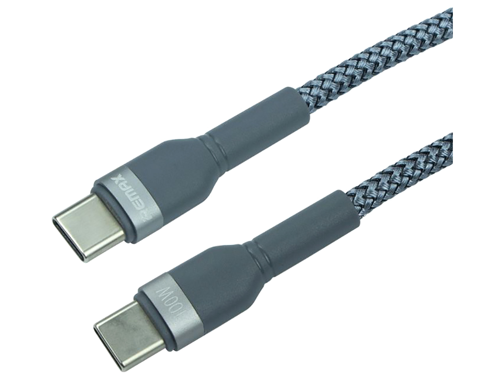 Кабель USB Remax RC-172 type C to type C 100W PD, Стальной