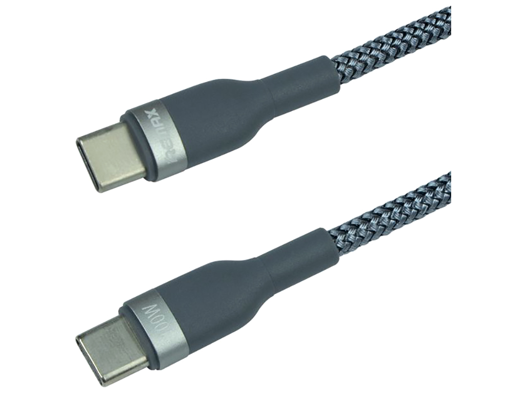 Кабель USB Remax RC-174c Sury 2 PD 100W Type-C to Type-C, Стальной