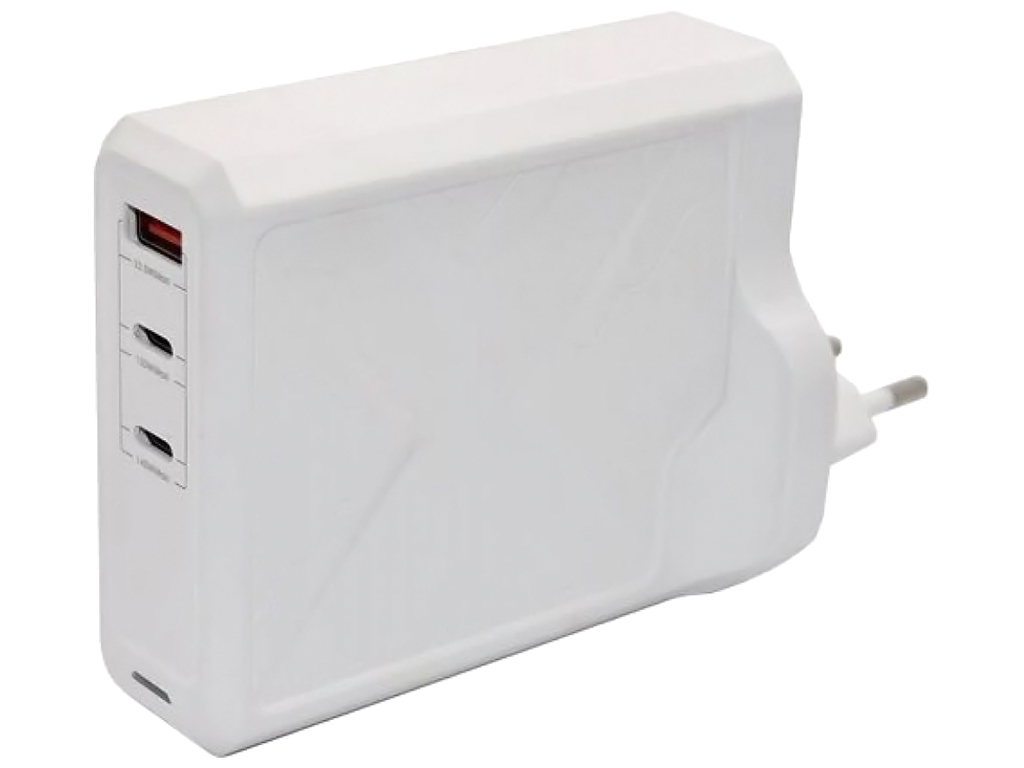 Сетевое Зарядное Устройство Remax RP-U106 140W 2C+1A GaN, Цвет Белый