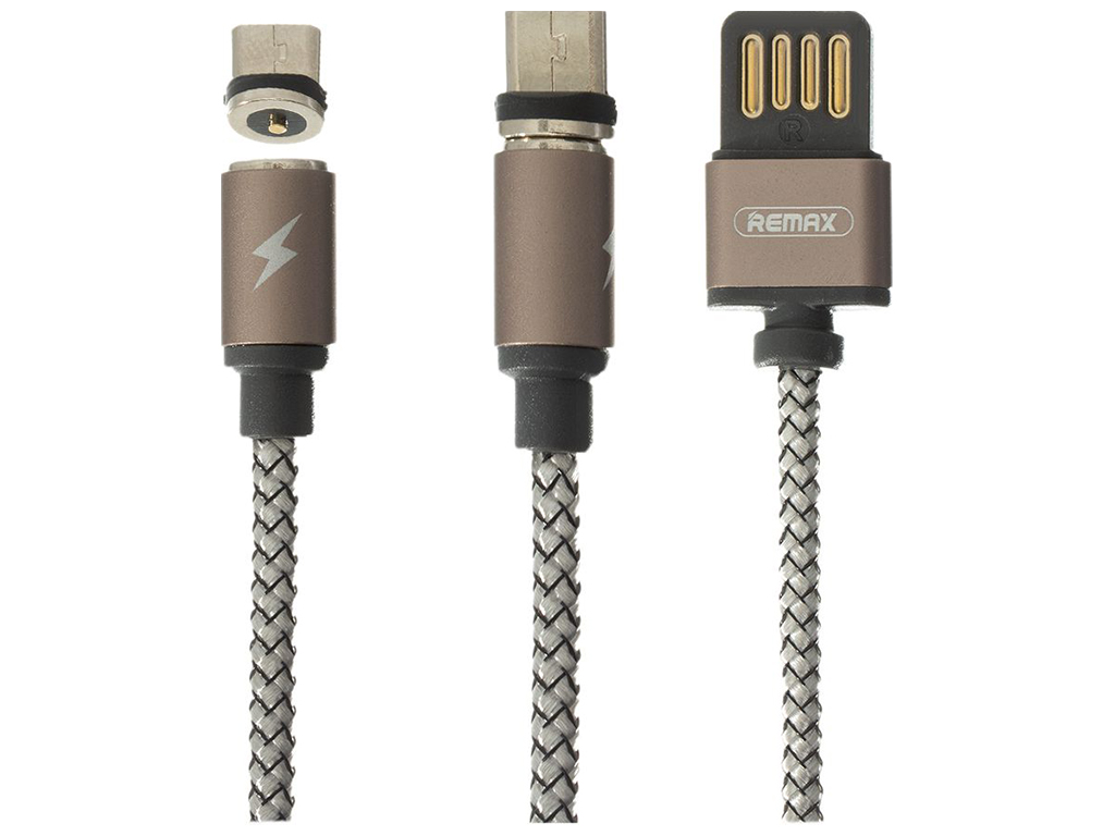 Кабель USB Remax RC-095m Gravity Micro Цвет Чёрный