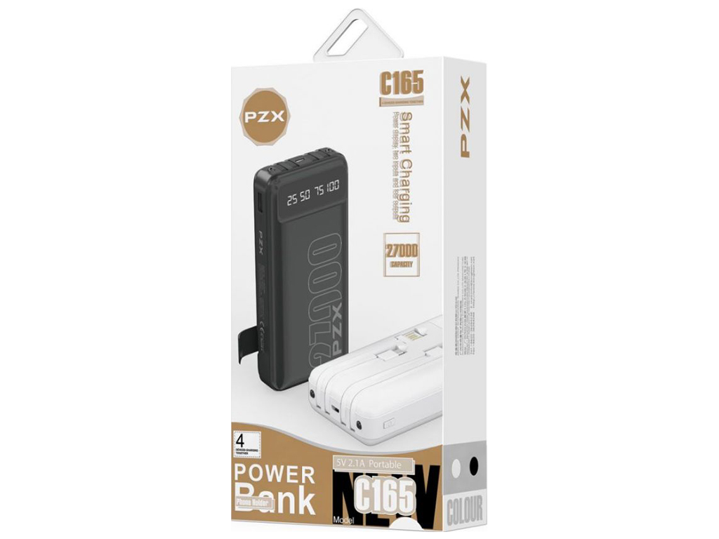 Power Bank Kingleen PZX C165 27000 mAh Цвет Черный