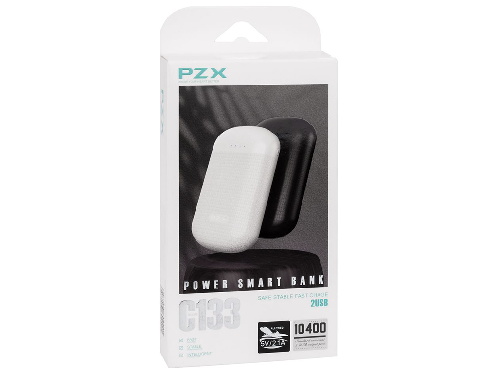 Power Bank Kingleen PZX C133 10400 mAh Цвет Черный