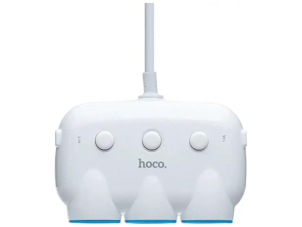 Авто Hub Hoco C1 Three in One Колір Білий