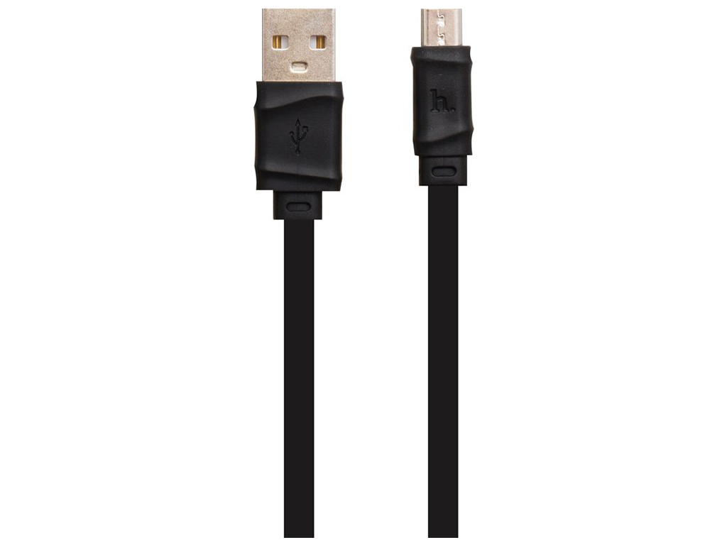 Кабель USB Hoco X5 Bamboo Micro, Чёрный