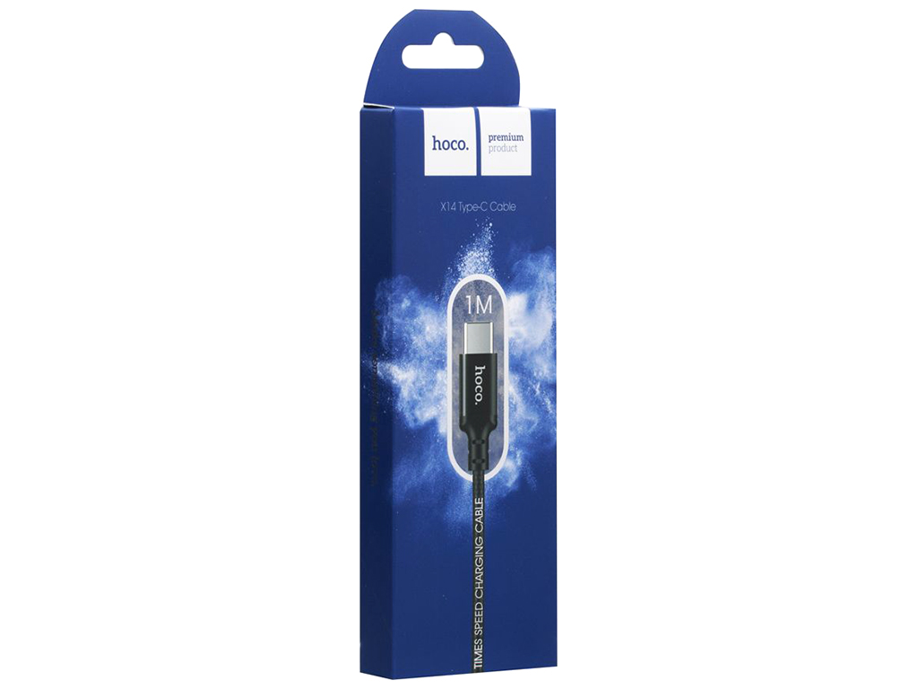 Кабель USB Hoco X14 Times Speed Type-C, Чёрный