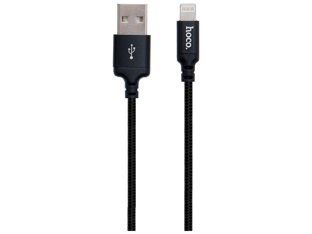 Кабель USB Hoco X14 Times Speed Lightning 2m Цвет Черный