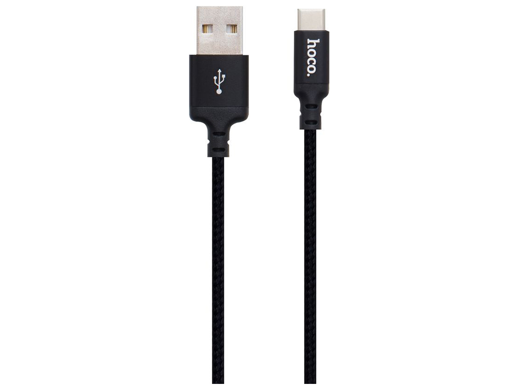 Кабель USB Hoco X14 Times Speed Type-C 2m, Чёрный