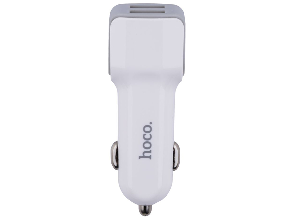 Авто Зарядное Устройство Hoco Z23 2USB Micro Цвет Белый