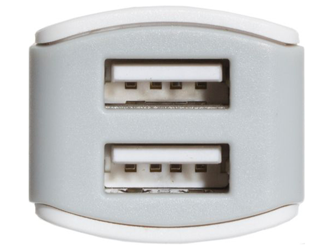 Авто Зарядное Устройство Hoco Z23 2USB Micro Цвет Белый