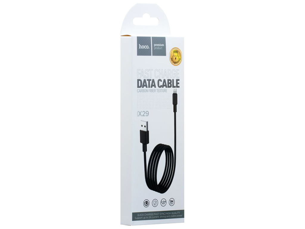 Кабель USB Hoco X29 Superior Style Lightning Цвет Черный