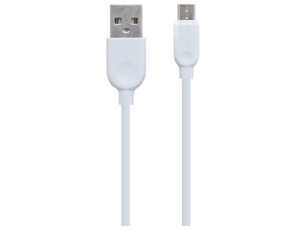 Кабель USB Borofone BX14 Micro Колір Білий