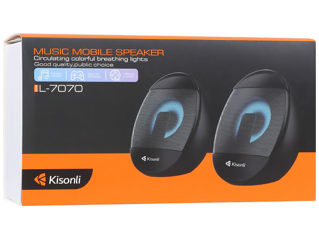 Комп'ютерні колонки Kisonli L-7070 Чорний
