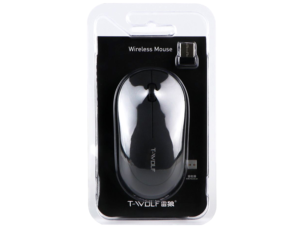 Беспроводная Мышь TWolf Q18 2.4G Цвет Черный
