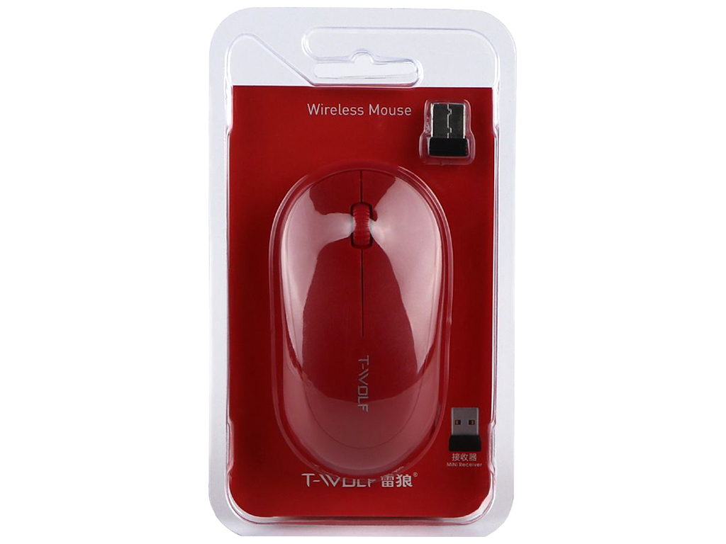 Бездротова Миша TWolf Q18 2.4G Колір Червоний
