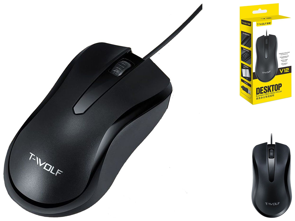USB Мышь TWolf V12 Цвет Черный
