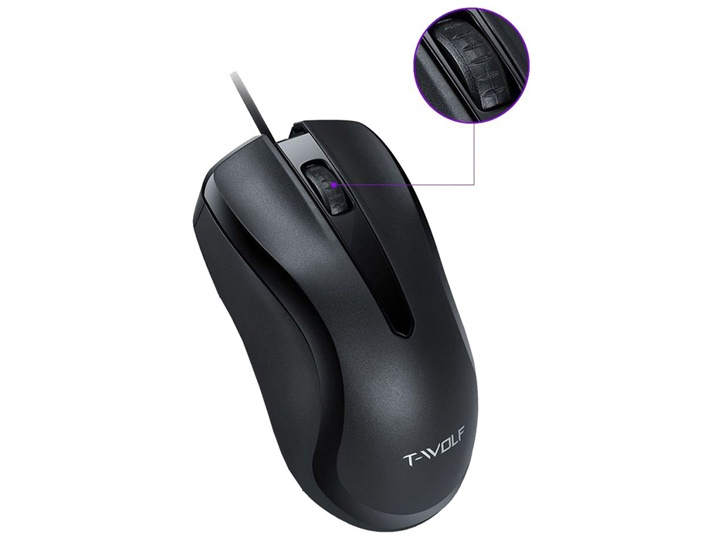 USB Мышь TWolf V12 Цвет Черный