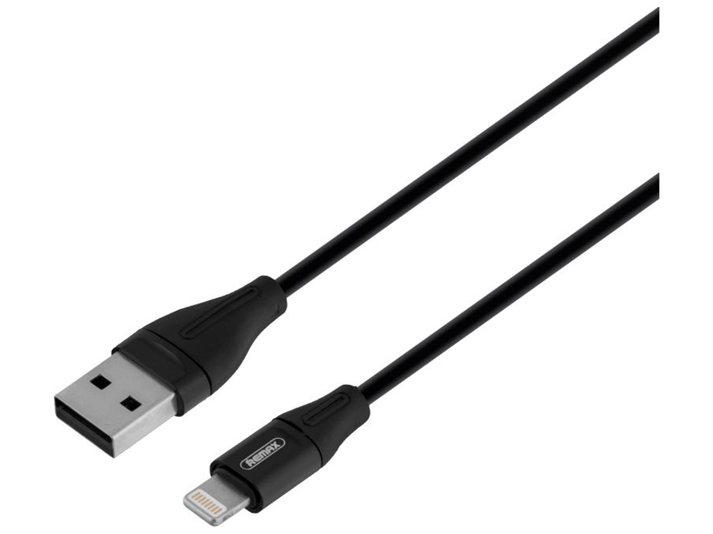 Кабель USB Remax RC-075i Jell Lightning Цвет Чёрный