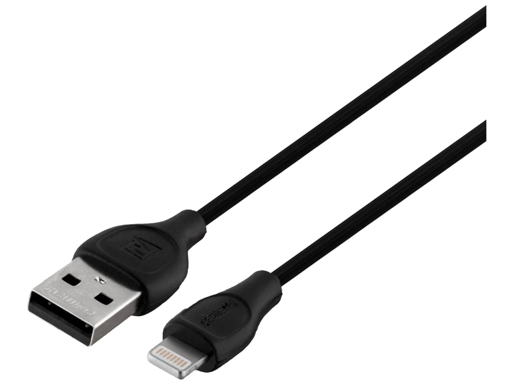 Кабель USB Remax RC-160i Lesu Pro Lightning, Чёрный