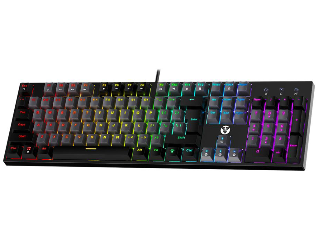 Клавиатура Игровая Fantech ATOм мK886V2 Red Switch Цвет Серый/Черный