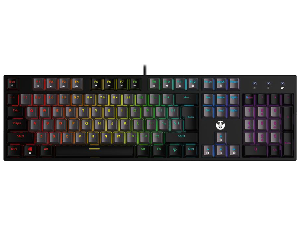 Клавиатура Игровая Fantech ATOм мK886V2 Red Switch Цвет Серый/Черный