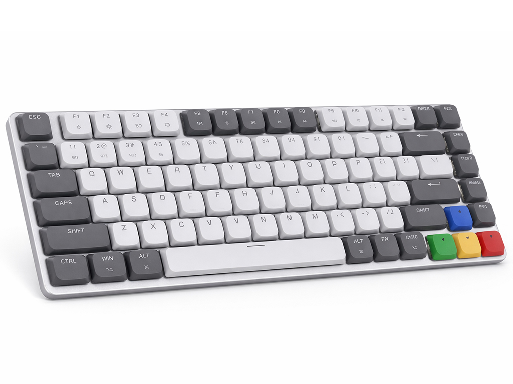 Клавиатура игровая Fantech Maxfit, Brown switch, bluetooth/2.4g, 2000mah, Type‑C, eng, цвет серый