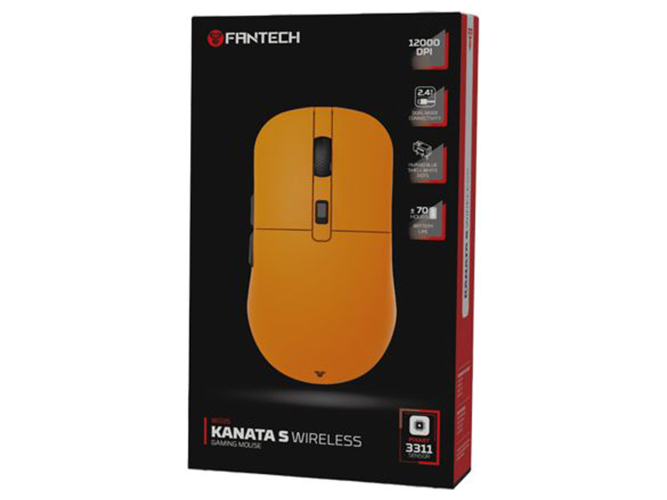 Мышь беспроводная игровая Fantech WG9S Kanata Цвет Желтый