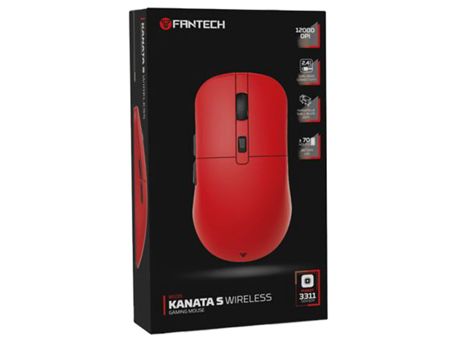 Мышь беспроводная игровая Fantech WG9S Kanata Цвет Красный