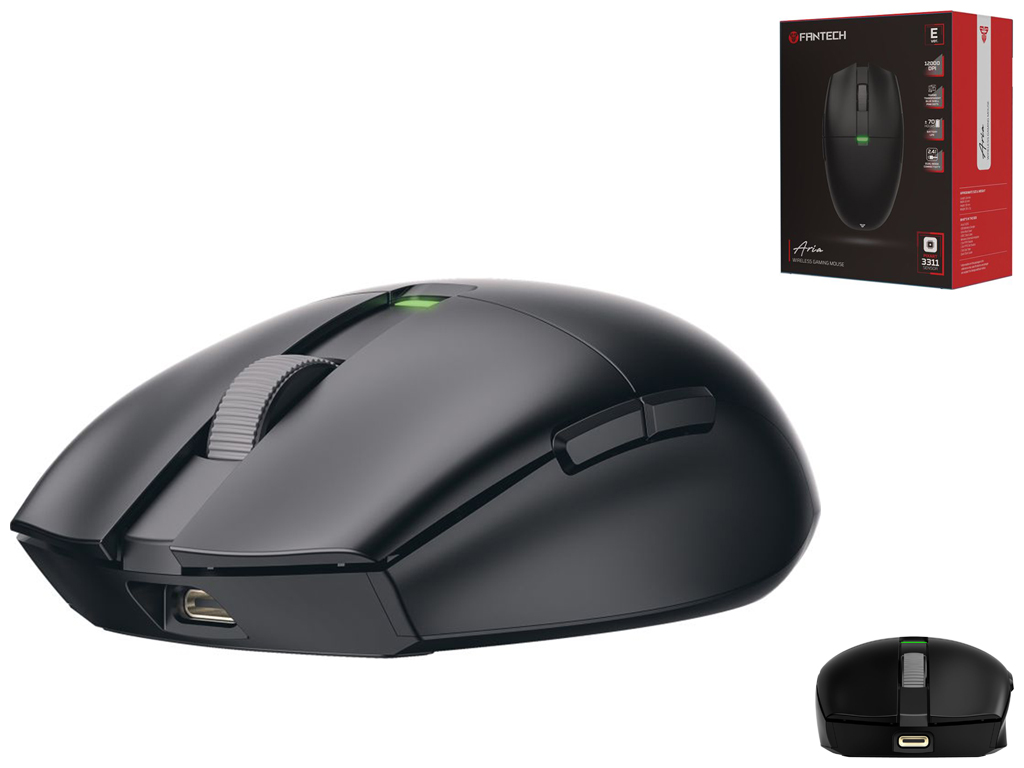 Мышь беспроводная игровая Fantech XD7E ARIA E Цвет Черный