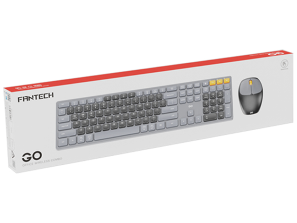Беспроводная клавиатура и мышь Fantech Go WK895 Silent Click, Цвет Синий