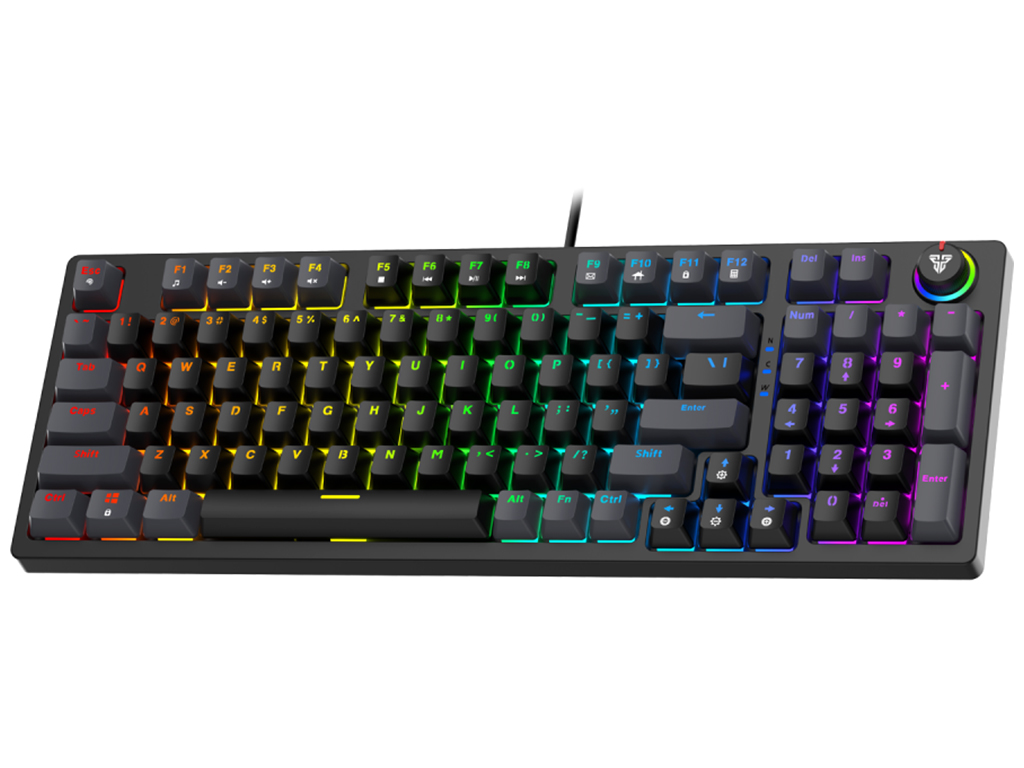 Клавиатура Игровая Fantech ATOM96 MK890 Red Switch, цвет Черный/Серый