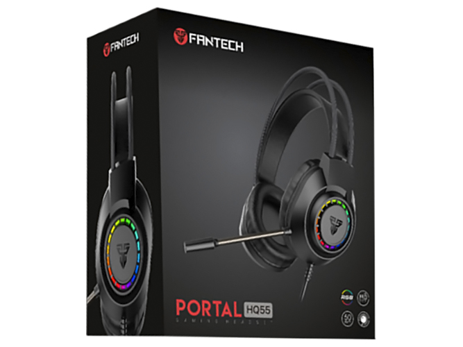 Ігрові Навушники Fantech HQ55 Portal, колір Чорний