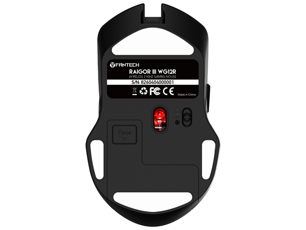 Беспроводная Мышь Игровая Fantech WG12R Raigor III, цвет Черный