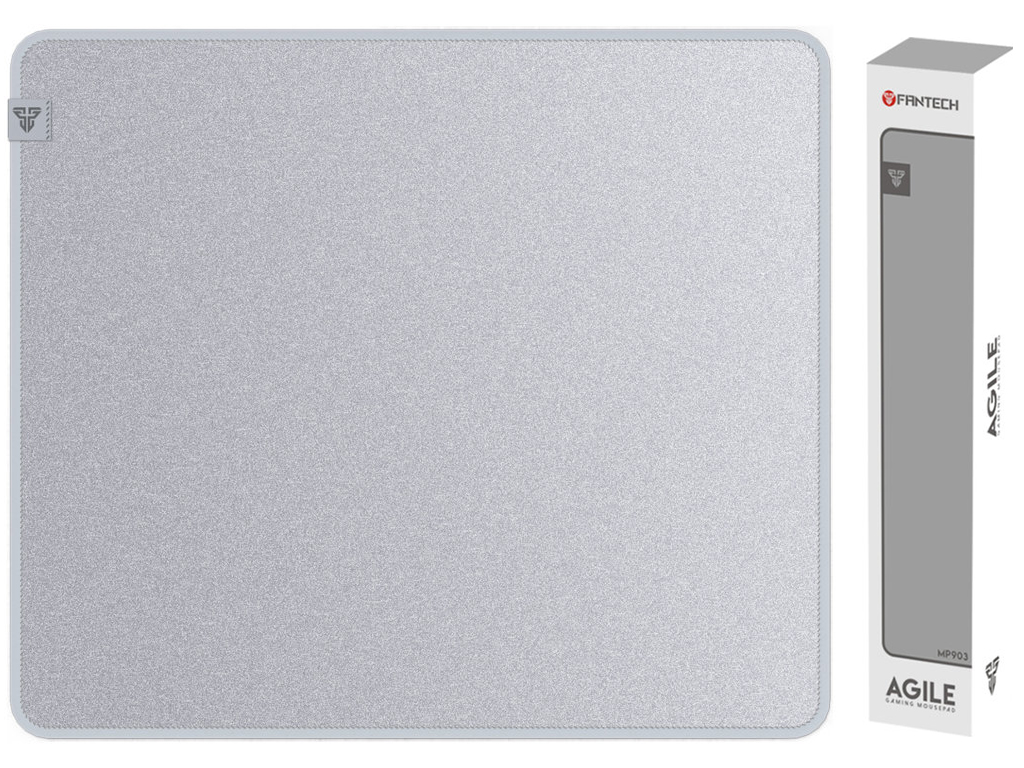 Коврик для мышки Fantech Agile MP353, резина, текстиль, 350×300×4мм, цвет серый