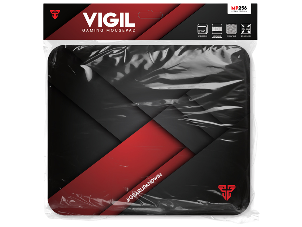 Коврик для мыши Fantech Vigil MP256, 250×210×2мм, резина и текстиль, цвет черный