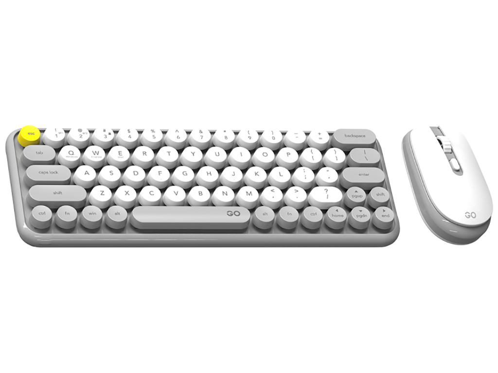 Беспроводная клавиатура и мышь Fantech Go WK896, Цвет Серый