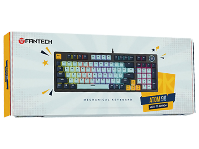 Клавіатура ігрова Fantech ATOM81 MK875V2 Red Switch, Колір Navy