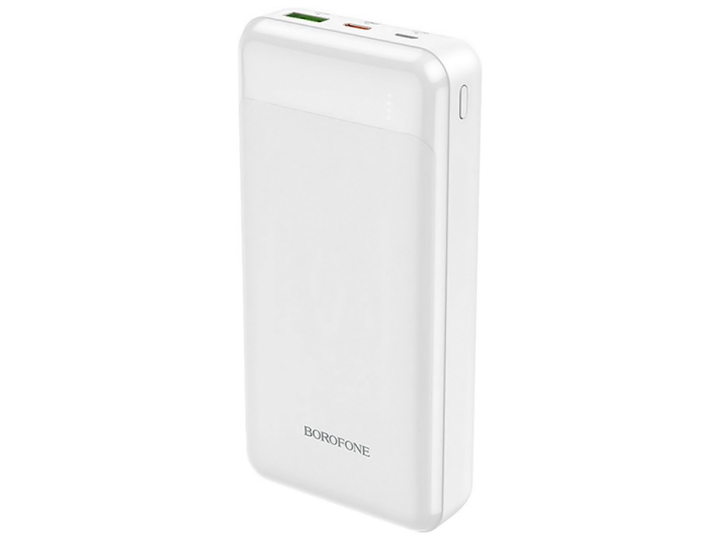 Універсальна Мобільна Батарея Borofone BJ19A PD20W+QC3.0 20000 mAh, Білий