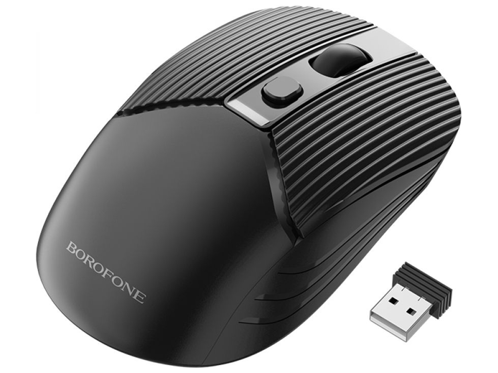 Бездротова Миша Borofone BG5, Чорний