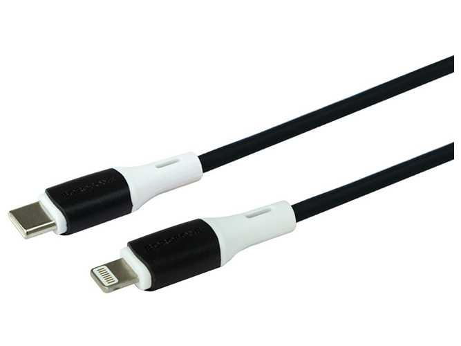 Кабель USB Borofone BX79 IP PD 20W/3A Silicone Type-C to Lightning, Чорний