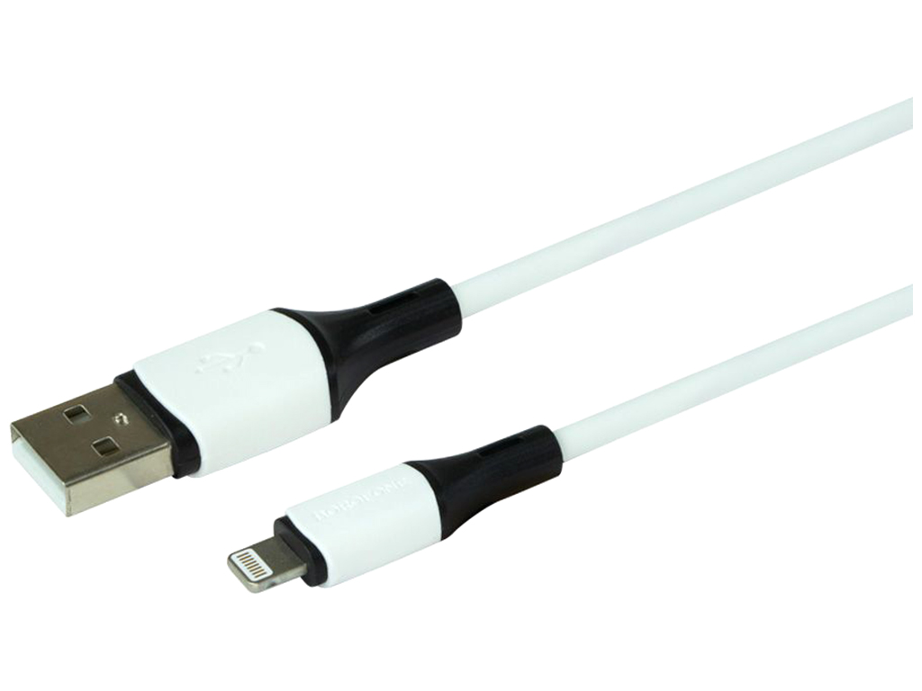 Кабель USB Borofone BX79 Silicone Lightning 2.4A Цвет Белый