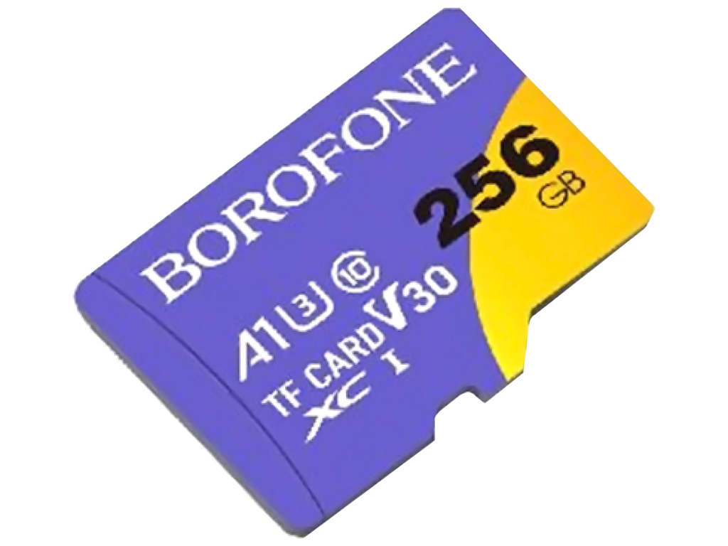 Карта Пам'яті Borofone MicroSDXC 256gb 10 Class Колір Фіолетовий