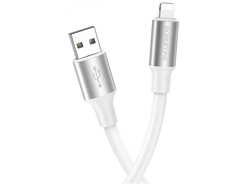 Кабель USB Borofone BX82 Lightning, Білий