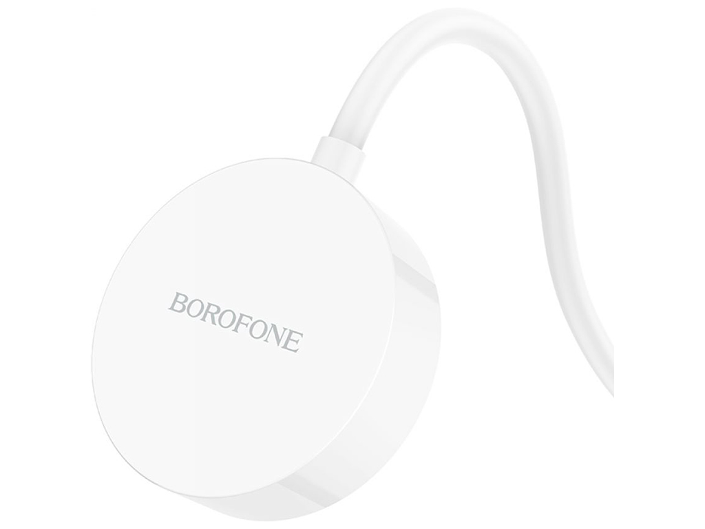 Бездротовий Зарядний Пристрій Borofone BQ13C (iWatch 1-8, SE/SE2/Ultra) Колір Бiлий