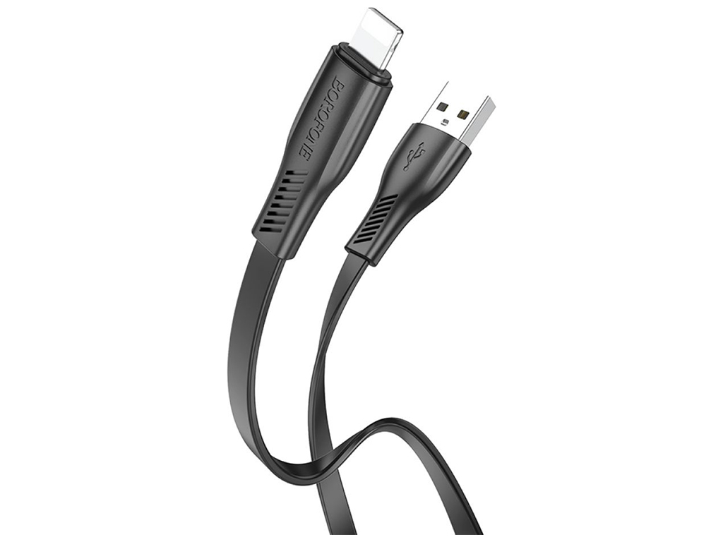 Кабель USB Borofone BX85 Lightning 2.4A Колір Чорний