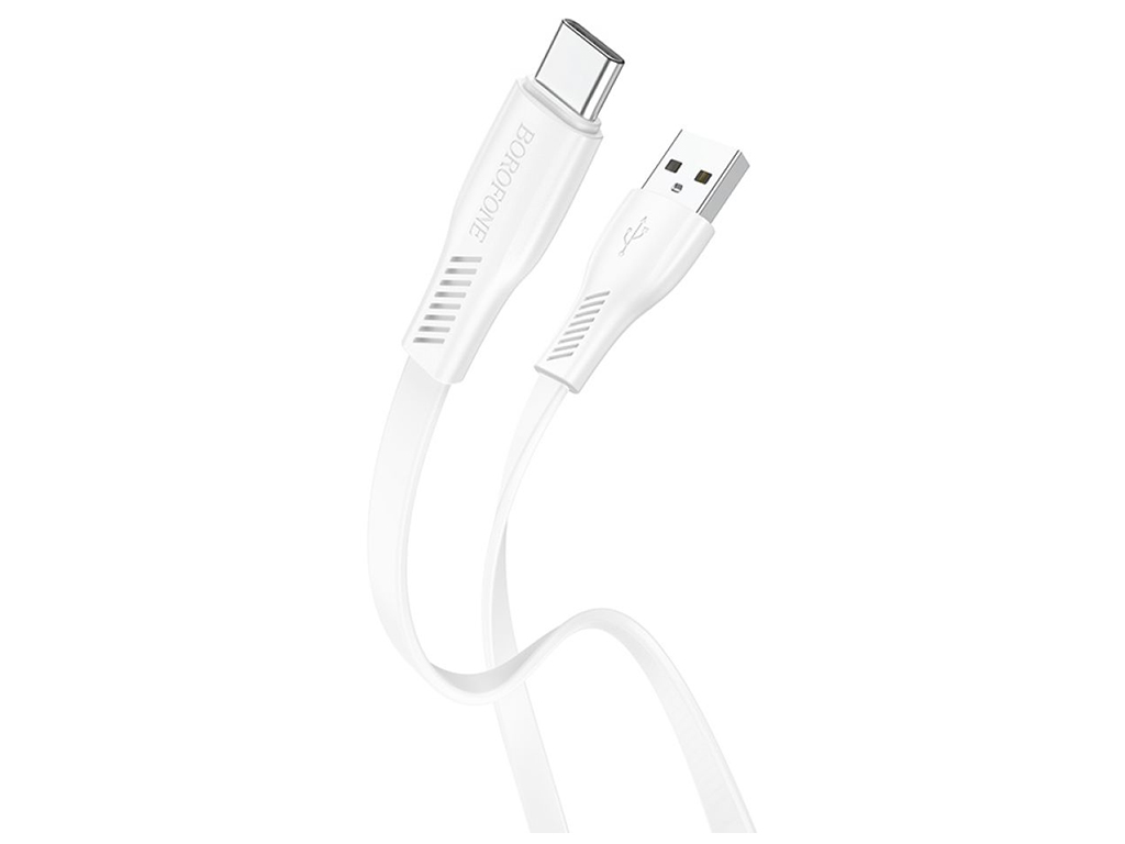 Кабель USB Borofone BX85 Type C 3A, Білий