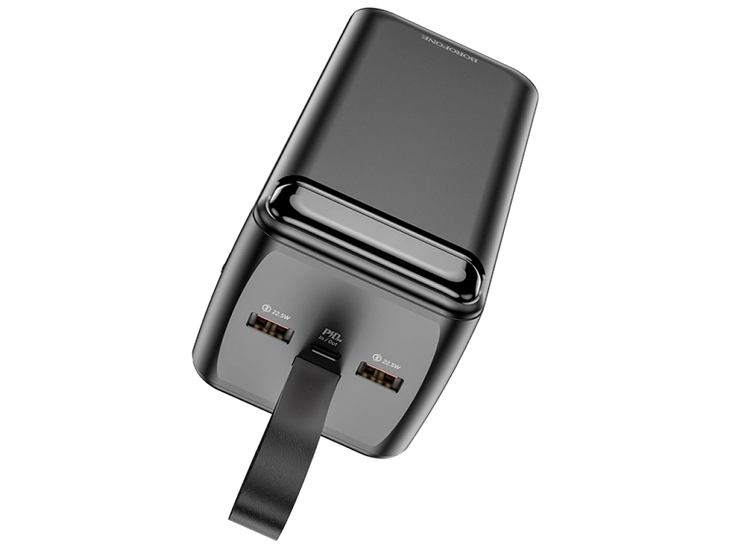 Універсальна моб.бат. Power Bank Borofone BJ14D Course 22.5W+PD20W fully compatible 50000mAh, Чорний